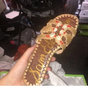 Sam Edelman new in box raffia sandal ($120 msrp)
